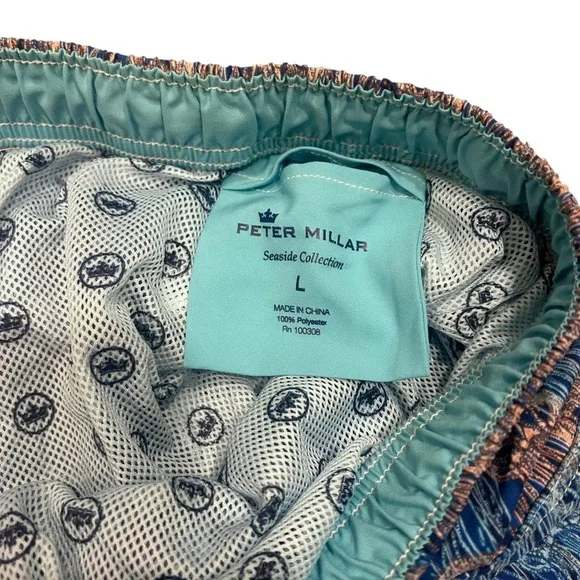 Peter Millar Seaside Collection Jellyfish Print Swim‎ Trunks Mens Large - Picture 3 of 6